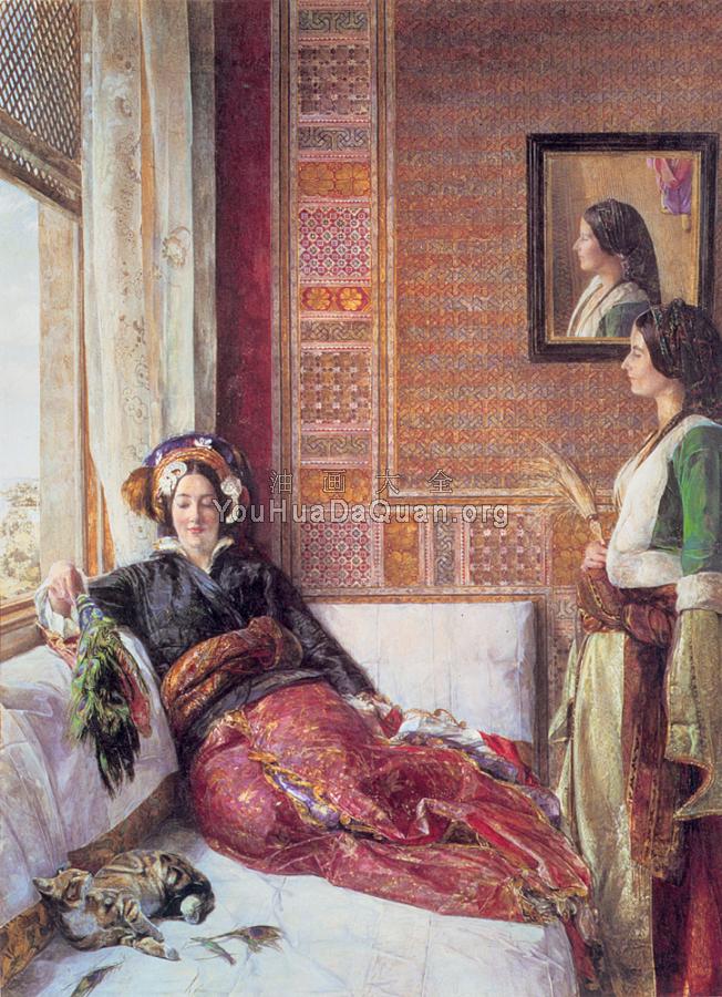 Harem Life in Constantinople - 约翰·费德里克·里维斯
